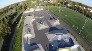 Flying in Hintta skatepark