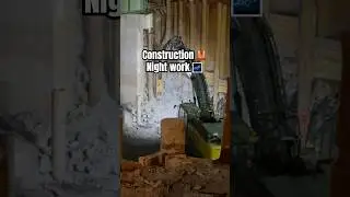 When time is of the essence.. #construction #civilengineering #ytshorts #youtubeshorts #nightlife