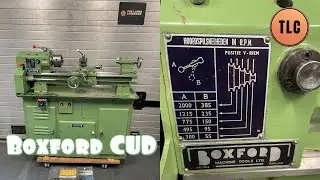 Boxford Model CUD Power Feed Lathe Drehmaschine Svarv Tornio Tokarka