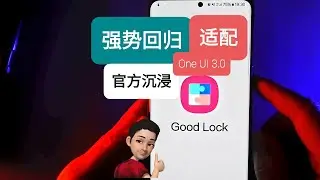 Good Lock强势回归，终于有了白条沉浸。 自定义你的One UI 3.0