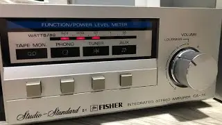 FISHER CA-35 amfi amplifier PART 2  /  BÖLÜM 2 repair maintenance
