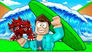 I FOUND OP SECRET ROOM IN ESCAPE TSUNAMI IN ROBLOX !!