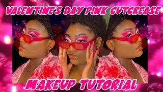 VALENTINE&rsquo;S DAY PINK CUTCREASE | MAKEUP TUTORIAL 💕