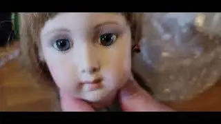 Antique Dolls Unboxing. Распаковка антикварных кукол #56 Jumeau Replica