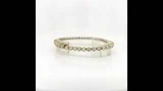 14Kt Yellow Gold Lab Diamond Tennis Bracelet                                71594