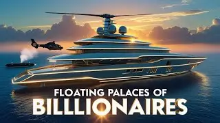 MEGA YACHTS OF THE SUPER RICH FLOATING PALACES WITH HELIPADS AND SUBMARINES