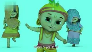Krishna Song for Kids in English | Janmashtami English Song| Laddu Gopal | English Rhyme on Krishna