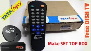 How to Make Free Dish Set Top Box at Home Easily