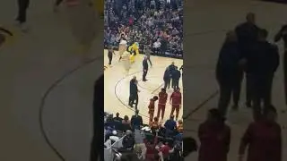 Cavs vs Nuggets 3/18/22 Mascot night t shirt toss