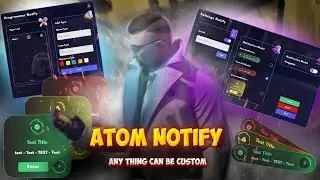 [FiveM] Atom Notify [ESX/VRP/QB/Standalone]