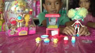 Exclusive Smoothie Truck Combo with BRAND NEW SHOPPIE PINEAPPLE LILLY  Plus NEW Popette playset!