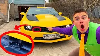 Забавная комедия 2025 года — Вор Джек едет на Camaro по пенопластовому туннелю (лол)