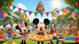 Mickey Mouse Threw the Biggest Pizza Party Ever! 🍕🎉 Owl&rsquo;s Wise Lesson | 3D Kids Cartoon