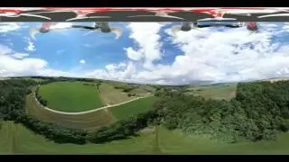 Meadows of Obernbreit in 360&deg;