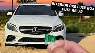 MERCEDES W205 Interior Pre Fuse Box Fuse Relay Location Replacement C300 C400 C450 C43 C63 C250 C200