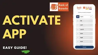How To Activate Bank Of Baroda BOB World App !