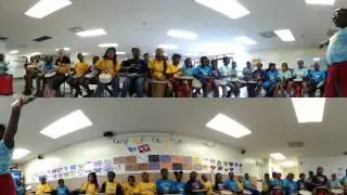 Summer camp drumming with Just Add Rhythm August 2016