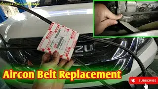 How to Replace Aircon Belt for Isuzu D-max and Isuzu Mux?