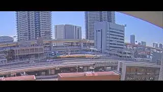 阪神高速3号神戸線 京橋PA付近 ライブカメラ Japan Hanshin Expressway No.3 Kobe Line Kyobashi rest area near Live Camera.
