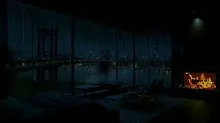 Blue Rain Sounds for Deep Sleep & Focus | Calm Rainfall for Stress Relief & Relaxation