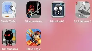 Stickman Jailbreak 6, Stealing The Diamond, Stickman Heroes, Stickman Prison Break