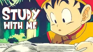 2-HOUR STUDY WITH ME / Dragon Ball Gohan #2 /calm lofi / with countdown+alarm