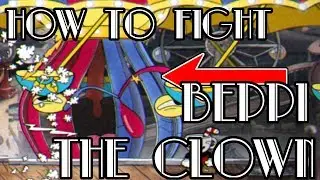 CUPHEAD - How to fight the amusement park clown - Beppi the clown - TUTORIAL - Gameplay