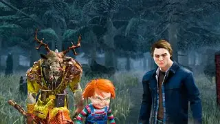 Survivor vs Chucky & Were-Elk Gameplay | Dead By Daylight