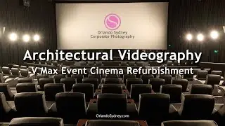 Architectural Videography Services Sydney, V Max Events Cinema Complex Example. Delivered in 4K
