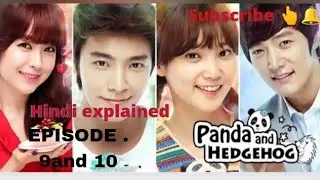 Episode 9&10 |panda and hedgehog |korean drama hindi explanation