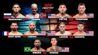 UFC FIGHT NIGHT 50: MAKHACHEV vs HANSEN