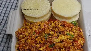 Egg sauce recipe | egg stew recipe with boiled yam | Chinwe Uzoma Kitchen
