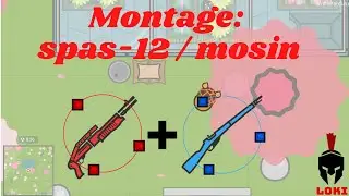 surviv.io montage: spas-12 + mosin || map 