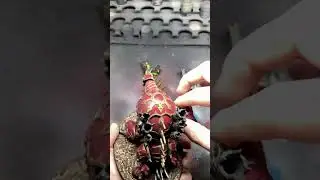 Fully magnetised Forgefiend/Maulerfiend painted! 🧲#warhammer #paintingminiatures #magnet