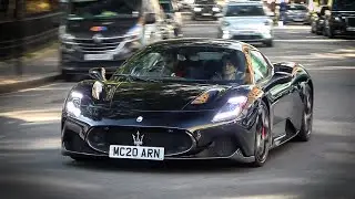 Supercars in London - #CSATW340 [MC20, Elva, LaFerrari, Koenigsegg, 918Spyder, SLS BS, Veyron, SF90]