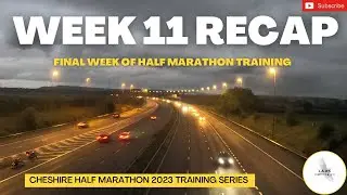 Cheshire HALF Marathon Training COMPLETE!