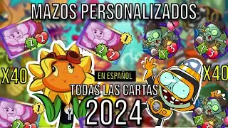 ¡CREA TUS PROPIOS MAZOS HACKEADOS EN PLANTS VS. ZOMBIES HEROES! ¡DESBLOQUEA TODAS LAS CARTAS! | 2024