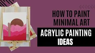 Easy minimal Art idea for beginners 🖌️. #minimalart #seharsartgallery #paintings #trending #art