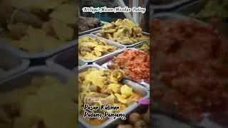berbagai macam masakan padang #randang #kulinernusantara  #pasarkuliner  #padangpanjang