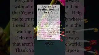 ⏰ You&rsquo;re Right on Time - A Prayer for When You Feel Behind 🙏 #dailyprayer #prayer #pray #god