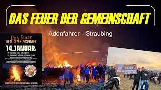 DAS FEUER DER GEMEINSCHAFT - #straubing #2024 - #Addnfahrer - #Vlog 5 - #demo  - #protest