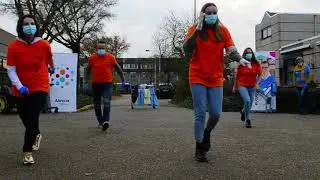 Jerusalema Challenge Abrona woonlocatie Valkenier in Maarssen