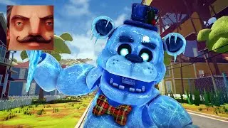 Hello Neighbor Winter - but Neighbor Fast Freddy Frostbear Final History