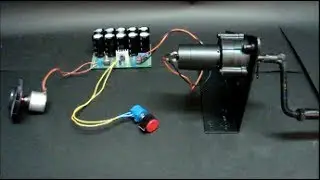 Generator Dynamo 🔹 Charge a Supercapacitor Using a DC Hand Crank 🔹 Emergency Power Supply