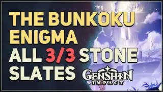 All 3 Stone Slate Puzzles The Bunkoku Enigma Genshin Impact