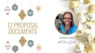 Proposal Documents For Responsive Submission | Government Contractors | Vlogmas 2020