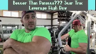 Better Than Panatta?!? Star Trac Leverage High Row