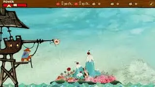 The Marvelous Misadventures of Flapjack: Flapjack's Mad Fling Gameplay