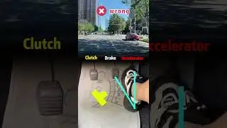 Learn to apply the brakes and guard your driving safety!#skill #manual #safety