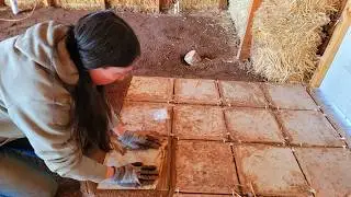 Setting Tile Into Our Earthen Floor: The Perfect Durable & Low-Cost DIY